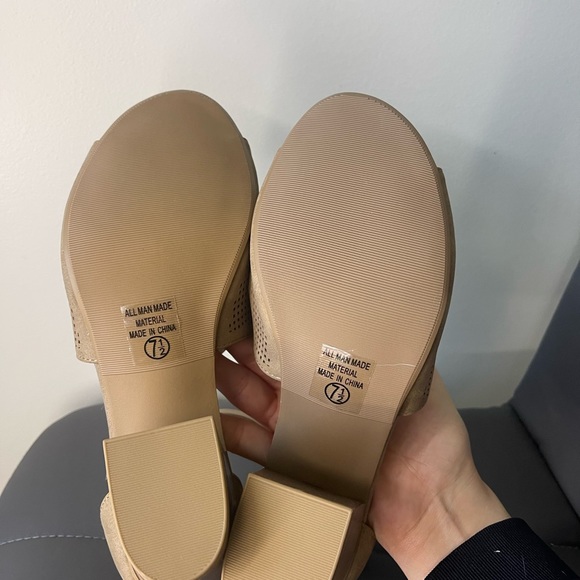 Soda Cutout Heel Sandals - Picture 3 of 5